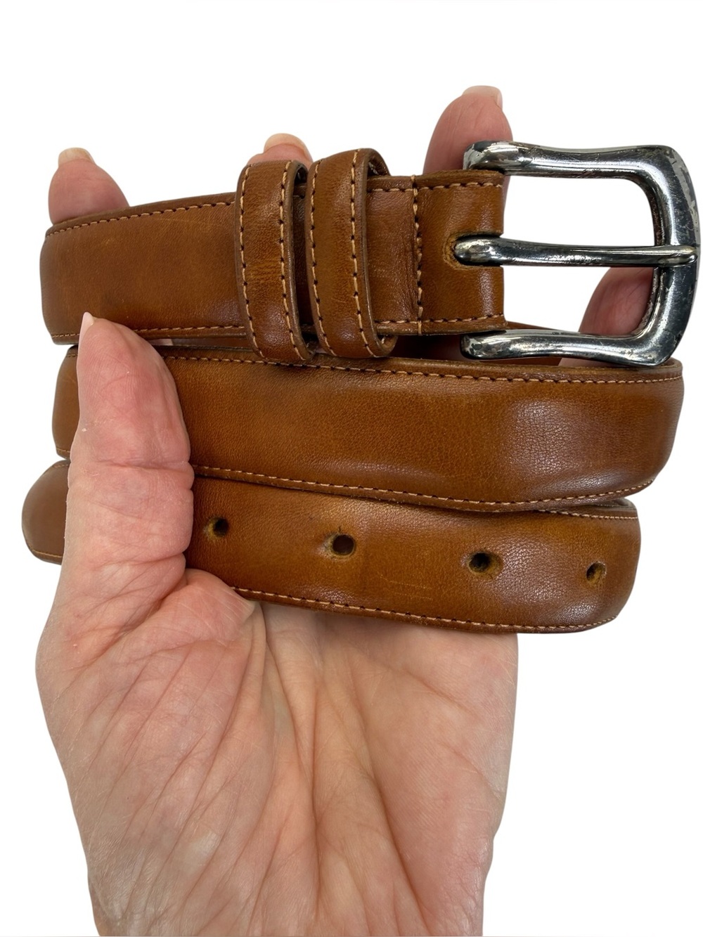 Coach English Bridle Leather Belt British Tan 36 - Picture 16 of 16